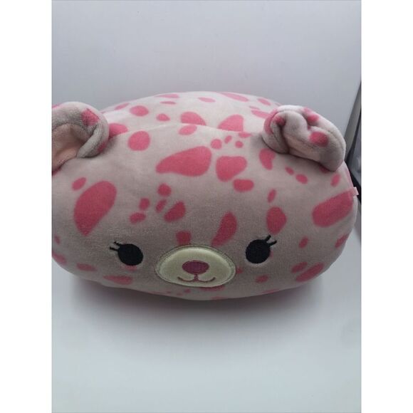 Squishmallows LEOPARD LORIE 9x6x8 Pink Kellytoy Stackable RARE - Picture 1 of 14